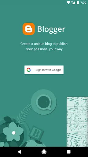 Blogger screenshot 1