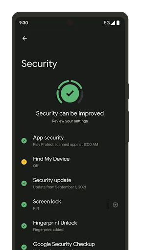 Security Hub screenshot 2
