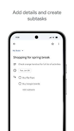 Google Tasks screenshot 2