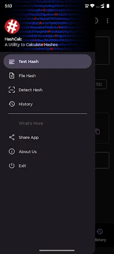 HashCalc: MD5, SHA-1, 256, 512 screenshot 1