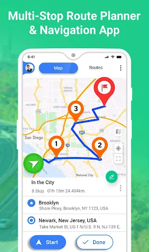 GPS Route Planner screenshot 5