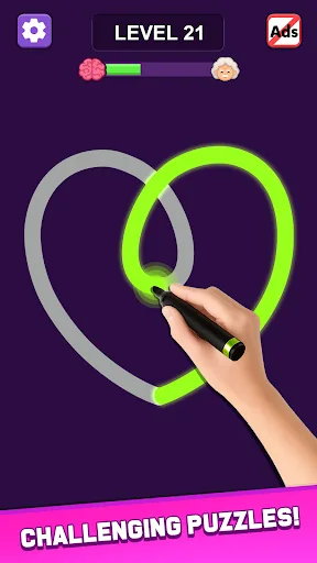 One Go Line Puzzle screenshot 4