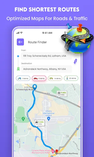 GPS Maps & Live Traffic screenshot 2
