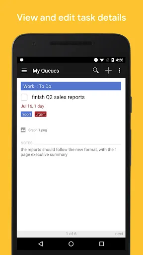 GQueues | Tasks & To-Do Lists screenshot 3