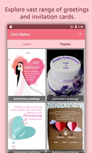 Party Invitations & Greeting C screenshot 1