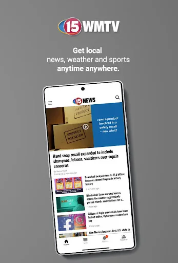 WMTV 15 News screenshot 1