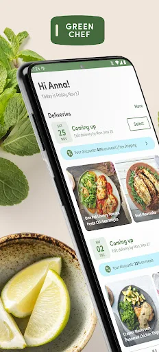 Green Chef: Healthy Recipes screenshot 1