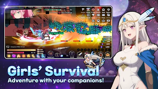 Conquest Girls: AFK Idle RPG screenshot 3