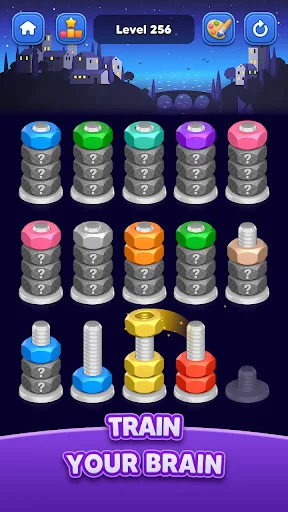 Nut Sort: Color Match Game screenshot 3