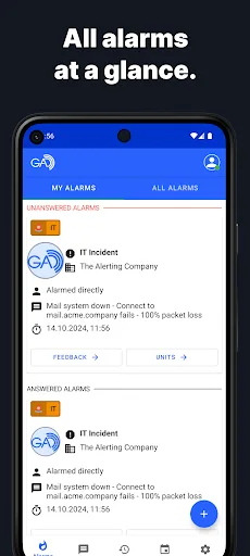 GroupAlarm screenshot 1