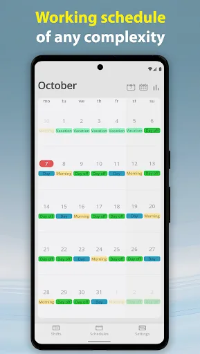 Simple Shift - work schedule screenshot 1
