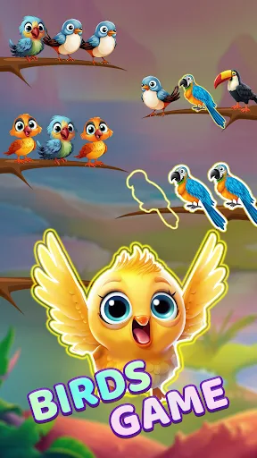 Bird Sort Puzzle Fun Game screenshot 4