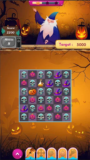 Halloween Match 3 Adventure screenshot 2