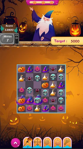 Halloween Match 3 Adventure screenshot 3