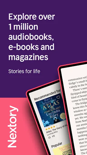 Nextory: Audiobooks & E-books screenshot 1
