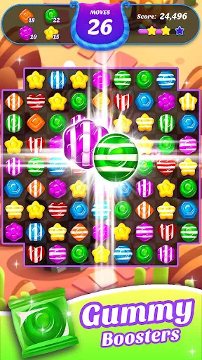 Gummy Candy Blast-Fun Match 3 screenshot 2