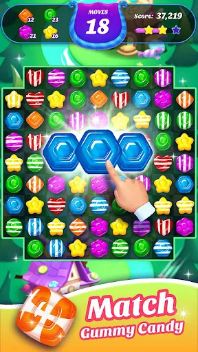 Gummy Candy Blast-Fun Match 3 screenshot 3