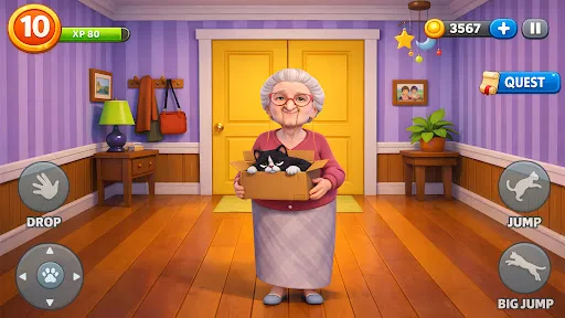 Kitty vs Granny House Pranks screenshot 1