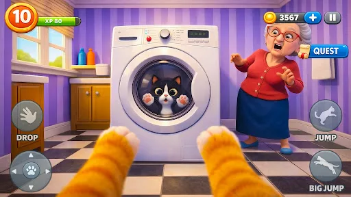 Kitty vs Granny House Pranks screenshot 2