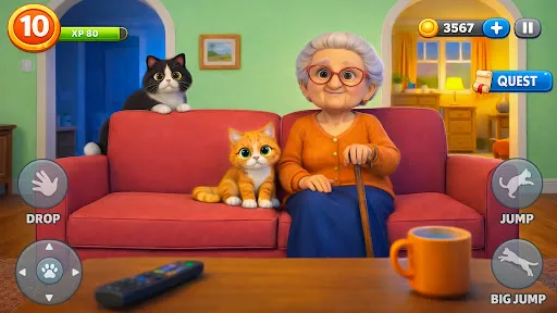 Kitty vs Granny House Pranks screenshot 3