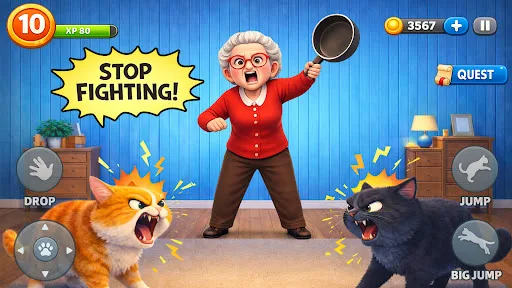 Kitty vs Granny House Pranks screenshot 5