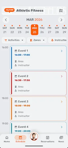 Athletic Fitness screenshot 2