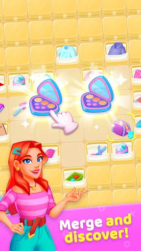 Merge Makeover: makeup games screenshot 2