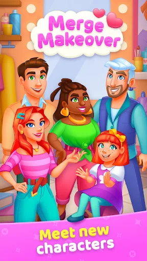Merge Makeover: makeup games screenshot 5