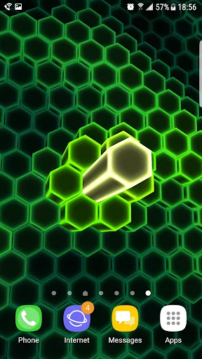 Fluid Hex 3D Live Wallpaper screenshot 3