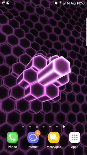 Fluid Hex 3D Live Wallpaper screenshot 5
