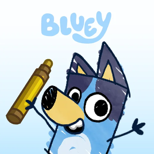 Bluey's Quest for The Gold Pen