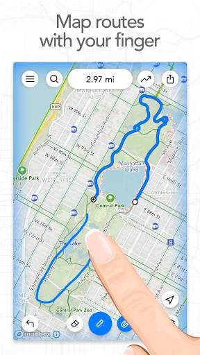 Footpath Route Planner screenshot 1