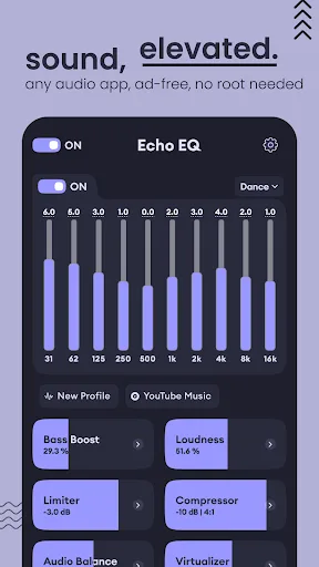 Echo Equalizer: Bass Booster screenshot 1