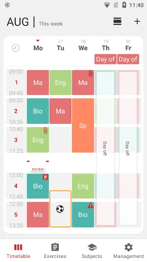 Timetable Neo Schedule screenshot 1