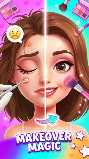 Fashion Makeup: Salon&DressUp screenshot 2