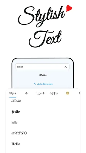 Stylish Text- Letter Style Art screenshot 2