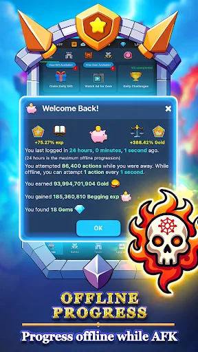 Harpagia - Idle RPG screenshot 2