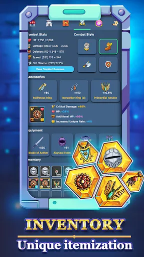 Harpagia - Idle RPG screenshot 3