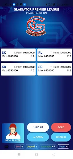 Super Player Auction screenshot 2