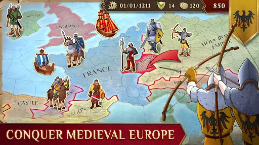 Timelines: Medieval War TBS screenshot 1