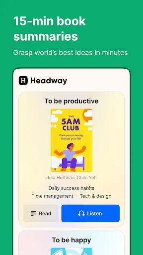 Headway - Daily Micro Learning screenshot 3