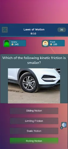 Physics Knowledge Quiz screenshot 2