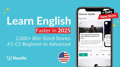 Learn English with Readle screenshot 1