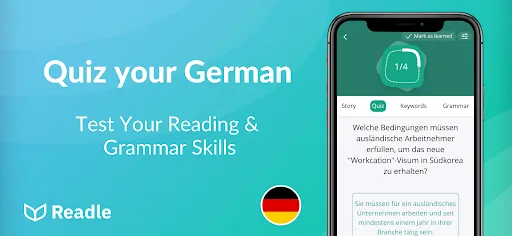 Learn German Daily with Readle screenshot 3