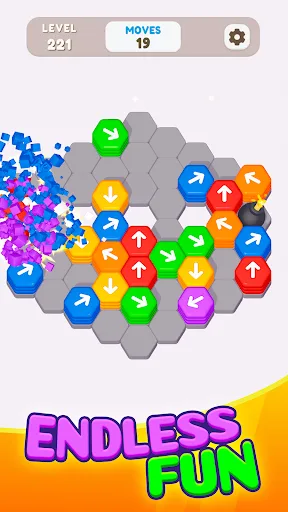 Hexa Shift - Logic Puzzle screenshot 5