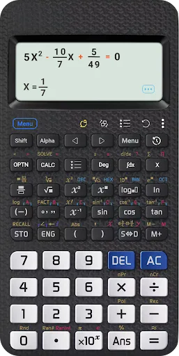 Scientific Calculator He-580 screenshot 1