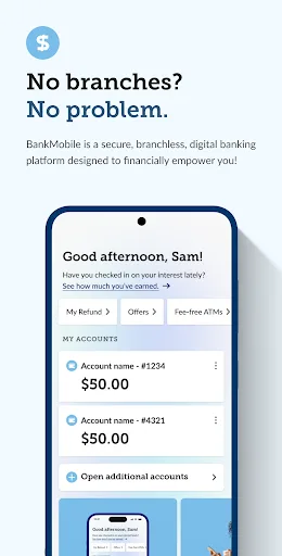 BankMobile screenshot 1