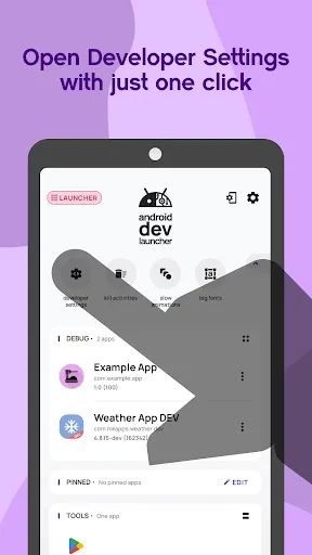 android dev launcher screenshot 3