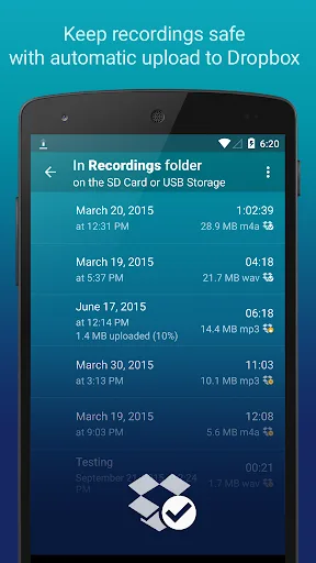 Hi-Q MP3 Voice Recorder (Pro) screenshot 2