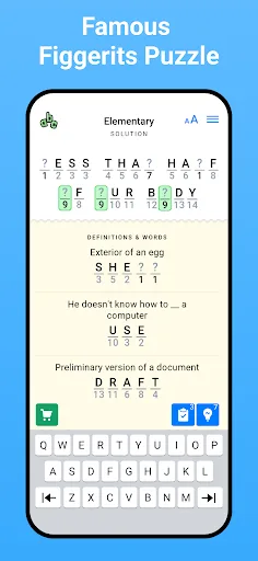 Figgerits - Word Puzzle Game screenshot 1